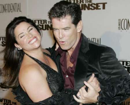 Pierce Brosnan with his wife Keely Shaye.